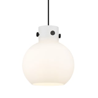 A thumbnail of the Innovations Lighting 410-1PM-11-10 Newton Sphere Pendant Matte Black / Matte White