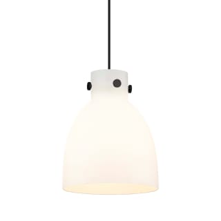 A thumbnail of the Innovations Lighting 410-1PM-13-10 Newton Bell Pendant Matte Black / Matte White