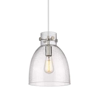 A thumbnail of the Innovations Lighting 410-1PM-13-10 Newton Bell Pendant Satin Nickel / Seedy