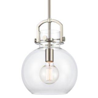 A thumbnail of the Innovations Lighting 410-1S-10 Newton Brushed Satin Nickel / Clear
