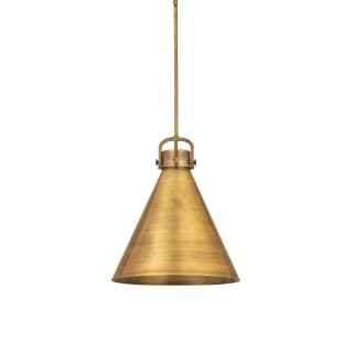 A thumbnail of the Innovations Lighting 410-1SL-22-18 Newton Cone Pendant Brushed Brass