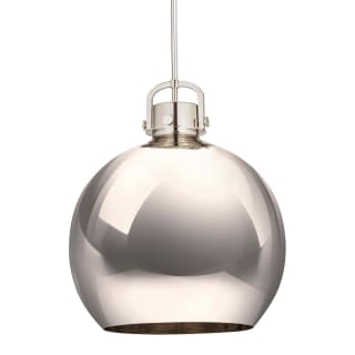 A thumbnail of the Innovations Lighting 410-1SL-23-18 Newton Sphere Pendant Polished Nickel / Polished Nickel