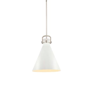 A thumbnail of the Innovations Lighting 410-1SL-20-16 Newton Cone Pendant Satin Nickel