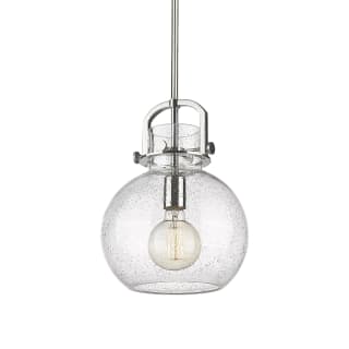 A thumbnail of the Innovations Lighting 410-1SM-15-10 Newton Sphere Pendant Polished Nickel / Seedy