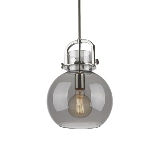 A thumbnail of the Innovations Lighting 410-1SM-15-10 Newton Sphere Pendant Polished Nickel / Plated Smoke