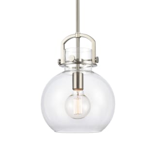 A thumbnail of the Innovations Lighting 410-1SM-15-10 Newton Sphere Pendant Satin Nickel / Clear