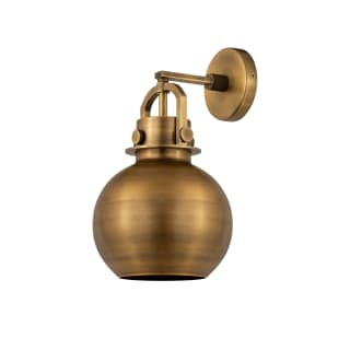 A thumbnail of the Innovations Lighting 410-1W-5-8 Newton Sphere Sconce Brushed Brass / Brushed Brass