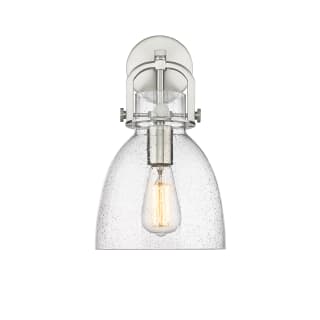 A thumbnail of the Innovations Lighting 410-1W-15-8 Newton Bell Sconce Satin Nickel / Seedy