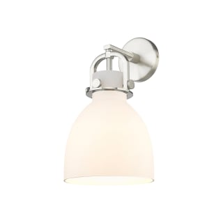 A thumbnail of the Innovations Lighting 410-1W-5-8 Newton Bell Sconce Satin Nickel