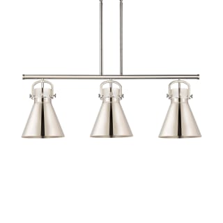 A thumbnail of the Innovations Lighting 410-3I-13-42 Newton Cone Pendant Polished Nickel