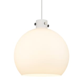 A thumbnail of the Innovations Lighting 410-3PL-18-18 Newton Sphere Pendant Polished Nickel / Matte White