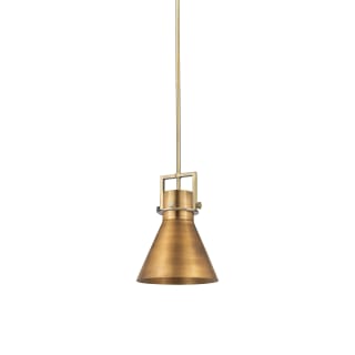 A thumbnail of the Innovations Lighting 411-1SM-15-10 Newton Cone Pendant Brushed Brass