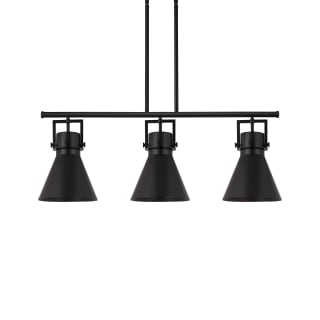 A thumbnail of the Innovations Lighting 411-3I-13-42 Newton Cone Pendant Matte Black