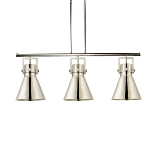 A thumbnail of the Innovations Lighting 411-3I-13-42 Newton Cone Pendant Polished Nickel