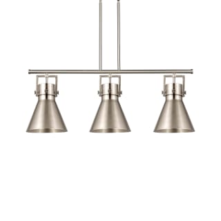 A thumbnail of the Innovations Lighting 411-3I-13-42 Newton Cone Pendant Satin Nickel