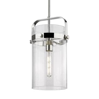 A thumbnail of the Innovations Lighting 413-1SM-17-9 Pilaster Pendant Polished Nickel / Seedy