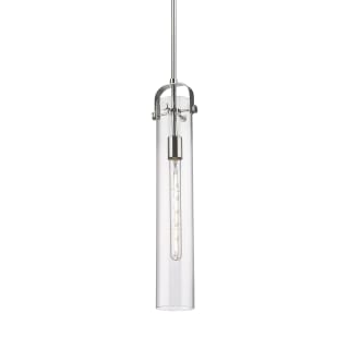 A thumbnail of the Innovations Lighting 413-1SS-15-5 Pilaster Pendant Polished Nickel / Clear