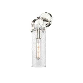 A thumbnail of the Innovations Lighting 413-1W-5-5 Pilaster Sconce Polished Nickel / Seedy