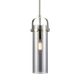 A thumbnail of the Innovations Lighting 423-1S-15-5 Pilaster II Cylinder Pendant Polished Nickel / Plated Smoke