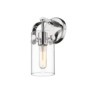 A thumbnail of the Innovations Lighting 423-1W-11-5 Pilaster Sconce Polished Nickel / Clear