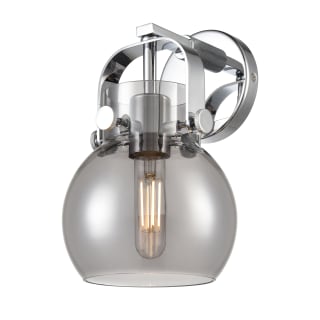 A thumbnail of the Innovations Lighting 423-1W-10-7 Pilaster II Sphere Sconce Polished Chrome / Plated Smoke