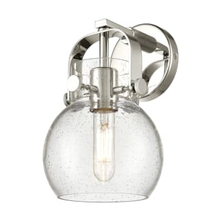 A thumbnail of the Innovations Lighting 423-1W-5-7 Pilaster II Sphere Sconce Polished Nickel / Seedy