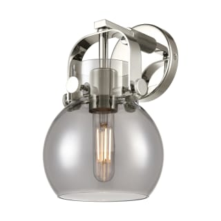 A thumbnail of the Innovations Lighting 423-1W-5-7 Pilaster II Sphere Sconce Polished Nickel / Plated Smoke