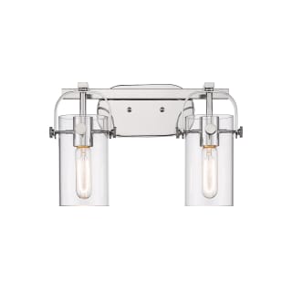 A thumbnail of the Innovations Lighting 423-2W-10-15 Pilaster II Cylinder Vanity Polished Chrome / Clear