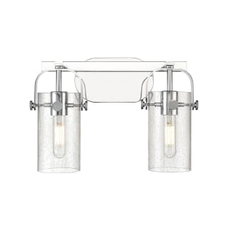 A thumbnail of the Innovations Lighting 423-2W-10-15 Pilaster II Cylinder Vanity Polished Chrome / Seedy