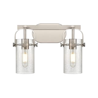 A thumbnail of the Innovations Lighting 423-2W-10-15 Pilaster II Cylinder Vanity Satin Nickel / Seedy