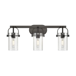 A thumbnail of the Innovations Lighting 423-3W-11-25 Pilaster II Cylinder Vanity Matte Black / Seedy