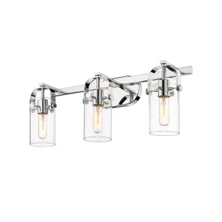 A thumbnail of the Innovations Lighting 423-3W-11-25 Pilaster II Cylinder Vanity Polished Chrome / Clear