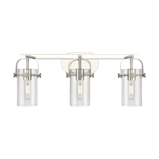 A thumbnail of the Innovations Lighting 423-3W-11-25 Pilaster II Cylinder Vanity Polished Nickel / Seedy