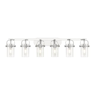 A thumbnail of the Innovations Lighting 423-6W-10-44 Pilaster II Cylinder Vanity Polished Chrome / Clear