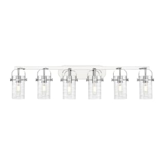 A thumbnail of the Innovations Lighting 423-6W-10-44 Pilaster II Cylinder Vanity Polished Chrome / Deco Swirl