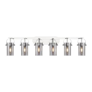 A thumbnail of the Innovations Lighting 423-6W-10-44 Pilaster II Cylinder Vanity Polished Chrome / Plated Smoke