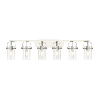 A thumbnail of the Innovations Lighting 423-6W-10-44 Pilaster II Cylinder Vanity Polished Nickel / Clear