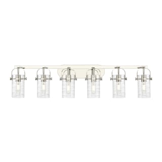 A thumbnail of the Innovations Lighting 423-6W-10-44 Pilaster II Cylinder Vanity Polished Nickel / Deco Swirl