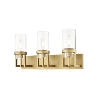 A thumbnail of the Innovations Lighting 426-3W-12-24 Utopia Vanity Brushed Brass / Clear