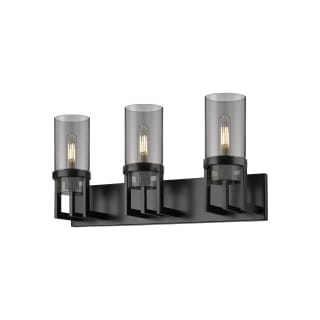 A thumbnail of the Innovations Lighting 426-3W-12-24 Utopia Vanity Matte Black / Plated Smoke