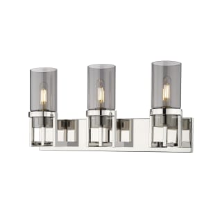 A thumbnail of the Innovations Lighting 426-3W-12-24 Utopia Vanity Polished Nickel / Plated Smoke