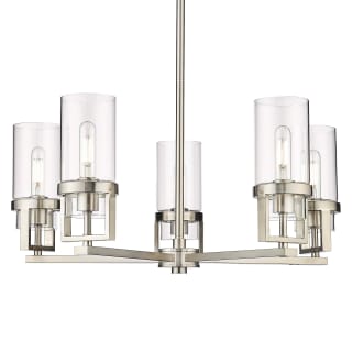 A thumbnail of the Innovations Lighting 426-5CR-12-28 Utopia Chandelier Satin Nickel / Clear