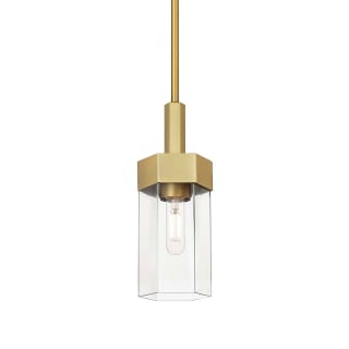 A thumbnail of the Innovations Lighting 427-1S-13-5 Claverack Pendant Brushed Brass / Clear