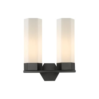 A thumbnail of the Innovations Lighting 427-2W-17-14 Claverack Vanity Matte Black / Matte White