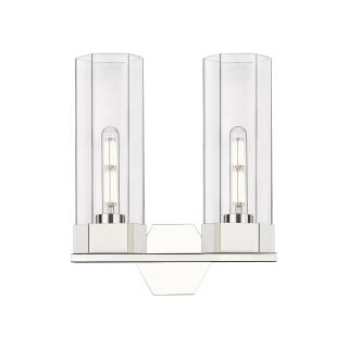 A thumbnail of the Innovations Lighting 427-2W-17-14 Claverack Vanity Polished Nickel / Clear