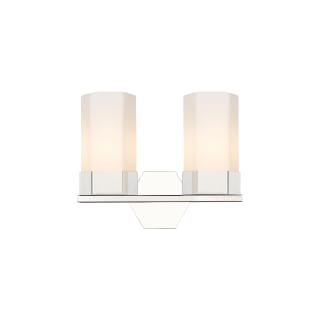 A thumbnail of the Innovations Lighting 427-2W-12-14 Claverack Vanity Polished Nickel / Matte White