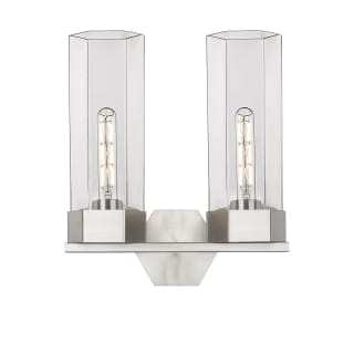 A thumbnail of the Innovations Lighting 427-2W-17-14 Claverack Vanity Satin Nickel / Clear