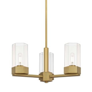 A thumbnail of the Innovations Lighting 427-3CR-11-22 Claverack Pendant Brushed Brass / Clear