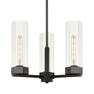 A thumbnail of the Innovations Lighting 427-3CR-16-22 Claverack Pendant Matte Black / Clear