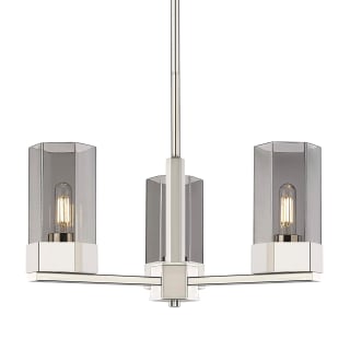 A thumbnail of the Innovations Lighting 427-3CR-11-22 Claverack Pendant Polished Nickel / Plated Smoke